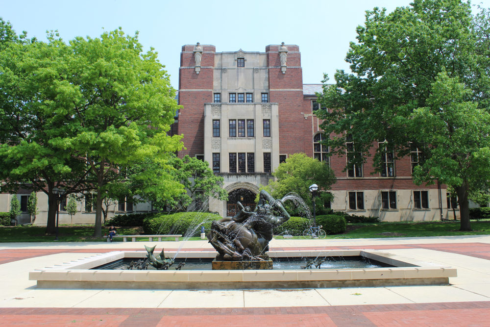 U of M Professor to Resign Following Sexual Assault Allegations University of Michigan League and Fountain- Ann Arbor, Michigan