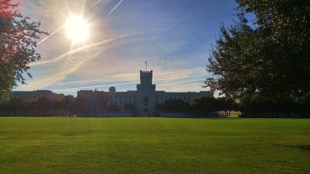 Former Citadel Cadet Sues The Citadel for Failing to Prevent Alleged Sexual Abuse by Kenneth Boes and Other Faculty sun shining over the citadel college in charleston, south carolina