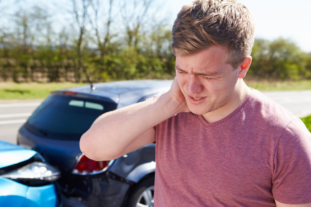 Dealing with the Aftermath of Whiplash Injuries in a Virginia Car Accident accident victim with neck pain