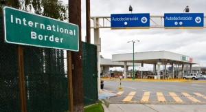 Mexican Port of Entry in Calexico.